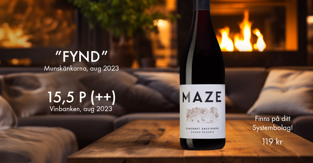 Maze Sauvignon Grand Reserve FS från Vinkompassen