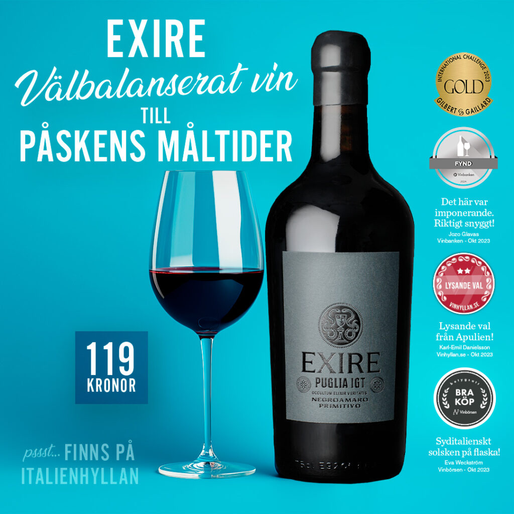 Exire Negroamaro Primitivo – Di Vin – FS – 1 Blue